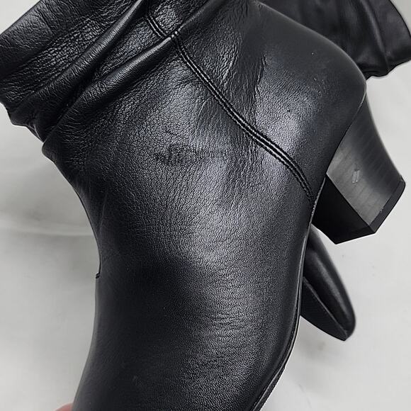 CLARKS TERESA SKIP COLOR BLUE LEATHER ZIP CLOSE ANKLE BOOT WOMEN'S SIZE 10 NWOB - Picture 16 of 16